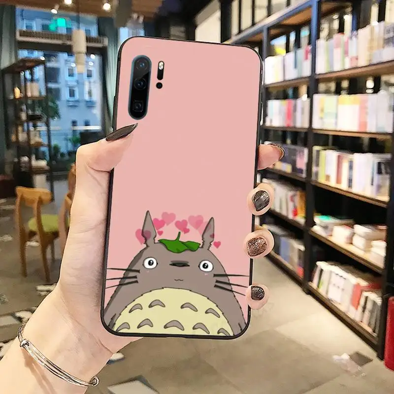 

Cartoon Studio Ghibli Totoro Phone Case For Huawei honor Mate P 9 10 20 30 40 Pro 10i 7 8 a x Lite nova 5t