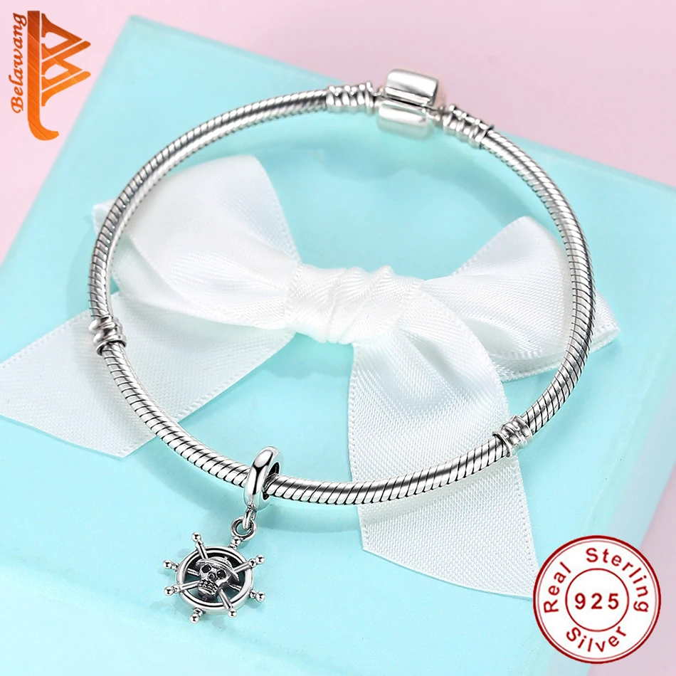 Модный кулон в виде черепа Очаровательные бусы подходит для браслета ожерелье