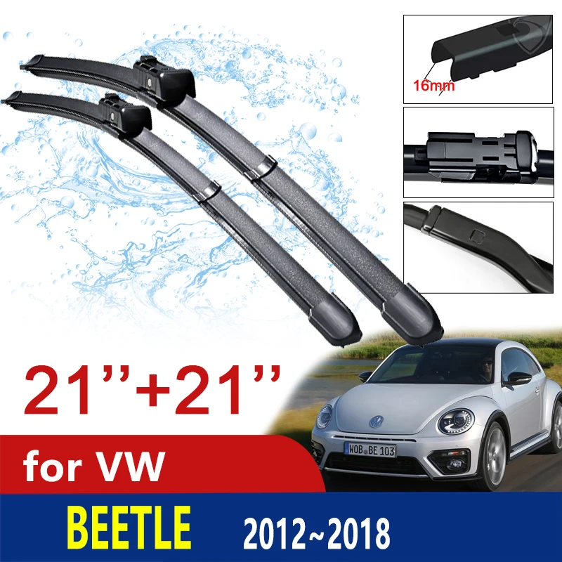Автомобильные стеклоочистительные полосы для Volkswagen VW Beetle New 2012 ~ 2018 переднего