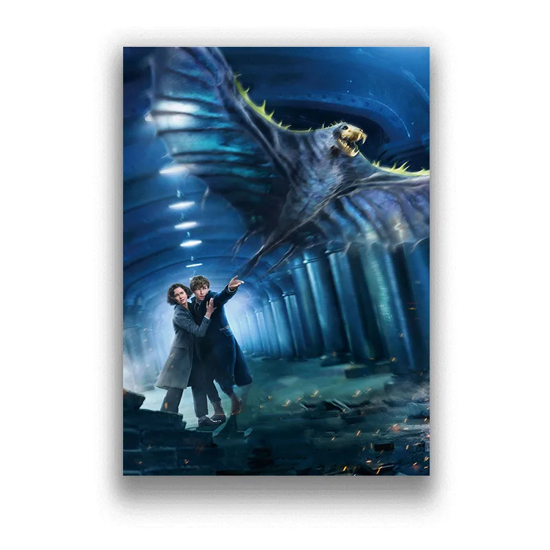 Бумажные обои с покрытием фантастические животные и где их найти плакат для кафе