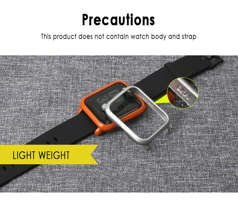 Тонкий ремешок браслет защитный чехол для Xiaomi Huami Amazfit Bip BIT PACE Lite Youth Watch корпус из