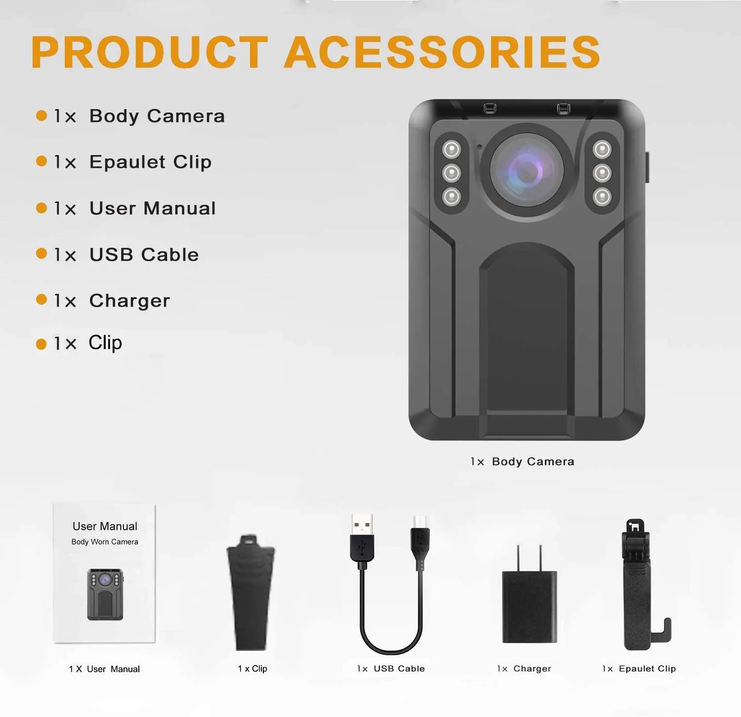 Камера видеонаблюдения CammPro M1N HD Водонепроницаемая с углом обзора 140 градусов |