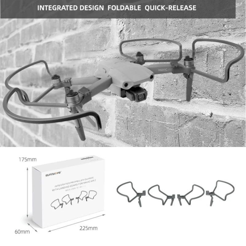

Защита пропеллеров для DJI Mavic AIR 2S, усиленные шасси, протектор пропеллеров
