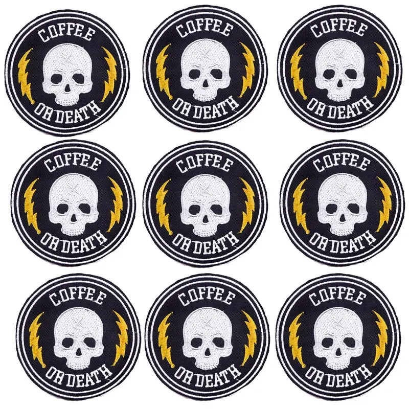 10 шт./компл. оптовая продажа нашивки в стиле хиппи рок для одежды термоклейкие на