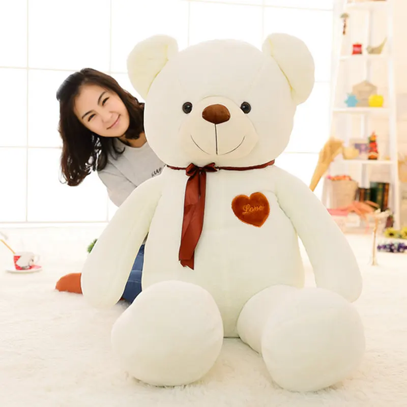 

Новинка, высококачественный плюшевый мишка с шарфом, мягкие животные, медведь, плюшевые игрушки, кукольная подушка, подарок для любителей н...