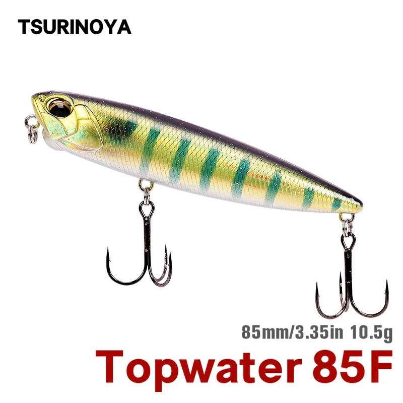 TSURINOYA Topwater приманка для рыбалки карандаш DW59 85 мм 10 5g жесткие приманки стикбейт