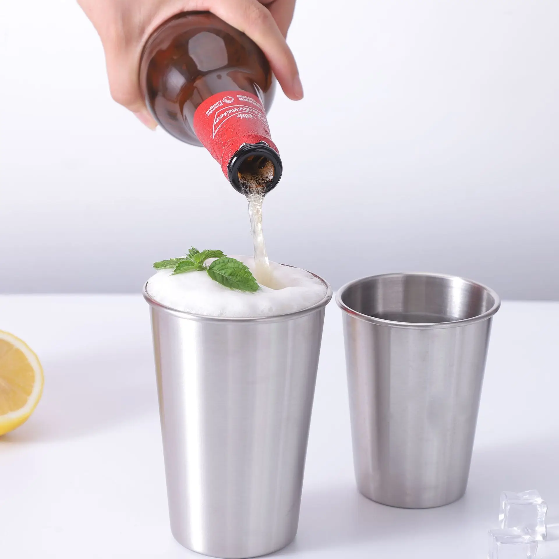 

350ml Stainless Steel mug Drinking Cup Mojito Mint Julep Cup Bar Party Beer Cocktail coffee mug Drink Mug coffee cup Drinkware