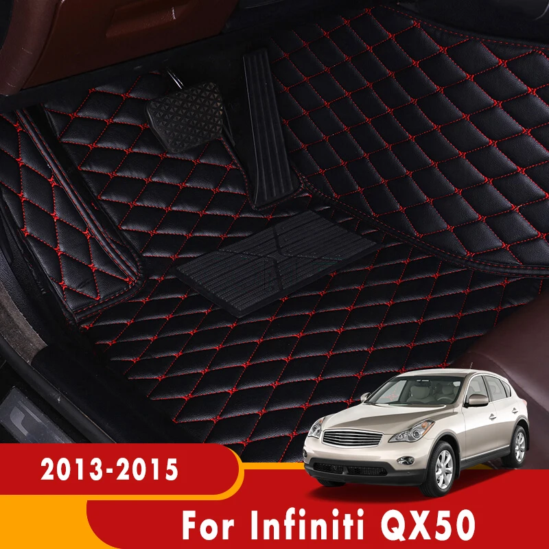 For Infiniti QX50 2013 2014 2015 Car Floor Mats Auto Interiors Accessories Carpets Waterproof Covers Protect Rugs Dash