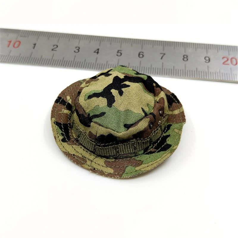 

1/6th Soldier Round Hat Caps Model Camouflage DAM 78081 Navy Seals Operation Red Wings Radio Telephone Operator For 12 inch Doll