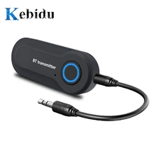 Kebidu Bluetooth передатчик 3,5 мм адаптер с аудиоразъемом беспроводной Bluetooth 4,0 стерео аудио передатчик адаптер для наушников ТВ Kebidu Bluetooth передатчик 3,5 мм адаптер с аудиоразъемом беспроводной Bluetooth 4,0 стерео аудио передатчик адаптер для наушников ТВ