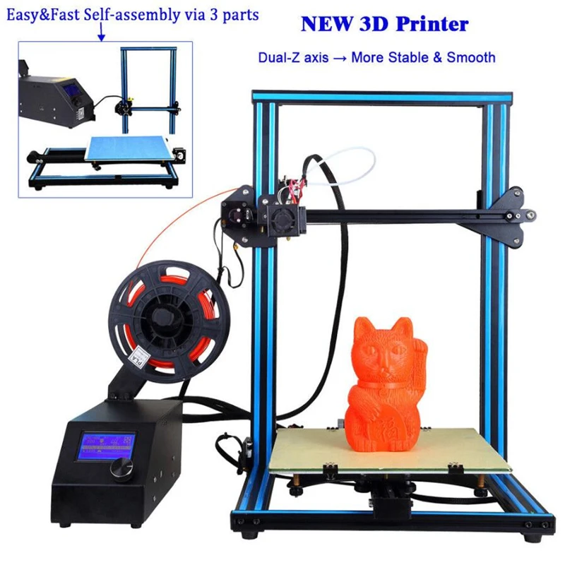 3D A10S Высокоточный DIY 3D-принтеры самостоятельно собрать A10 с открытым исходным