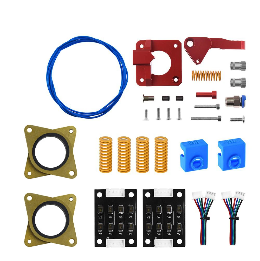 Алюминиевая Улучшенная Шестерня Mk8 экструдер CR10 комплект пружин носочные трубки