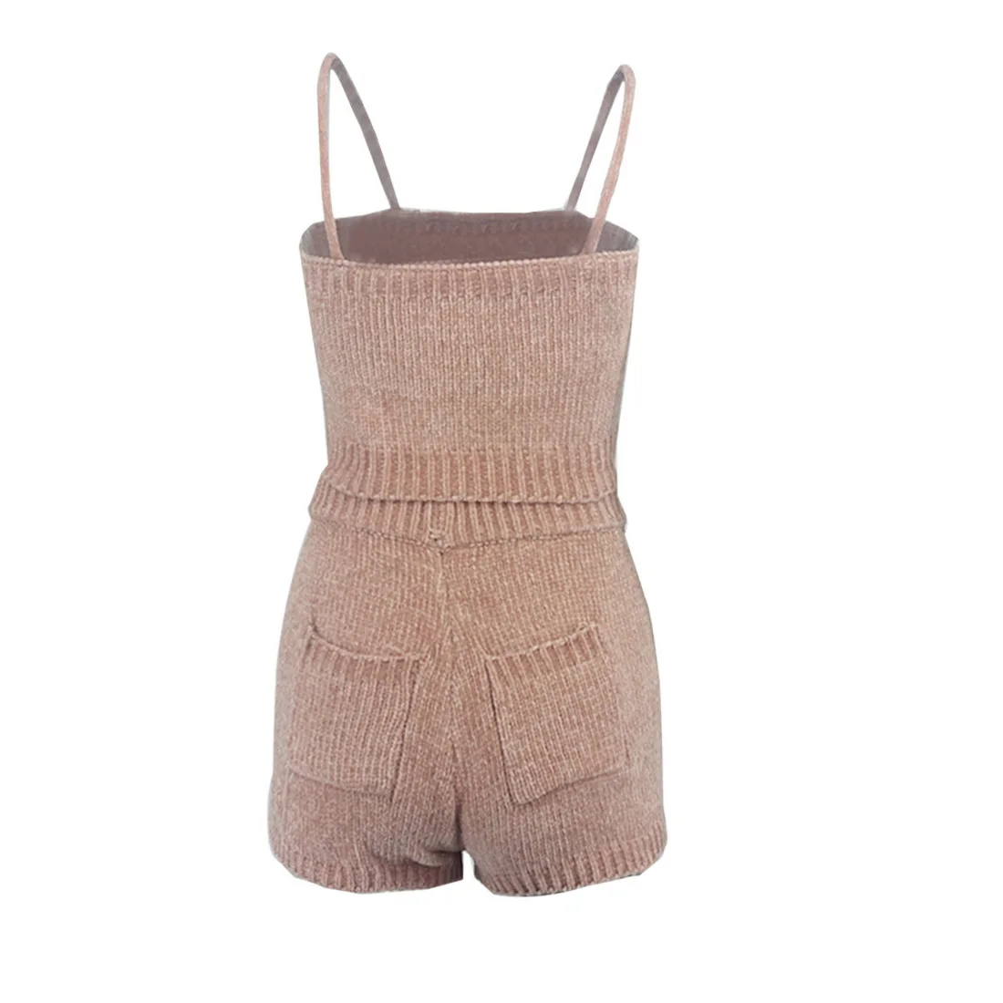 

Littlerossa 2020 Sweater Sexy 2 Piece Set Women Fashion Sling Crop Tops Shorts Suit Autumn Winter Knitted Two Piece Set Outfits