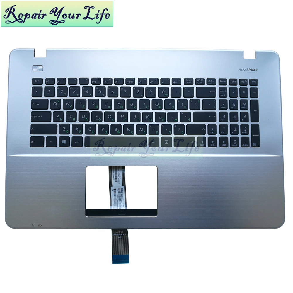 Ремонт You Life Клавиатура для ноутбука Asus X751LN 1A чехол X751 Bulgaria Стандартный BG