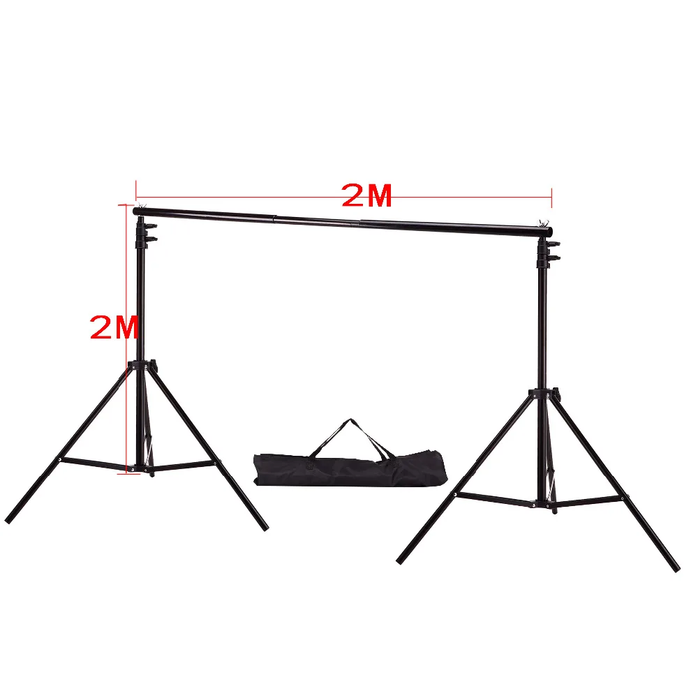 

2M X 2M(6.5ft*6.5ft) Photo Background Support System Stands Photography Adjustable Backdrops Support For Photo studio