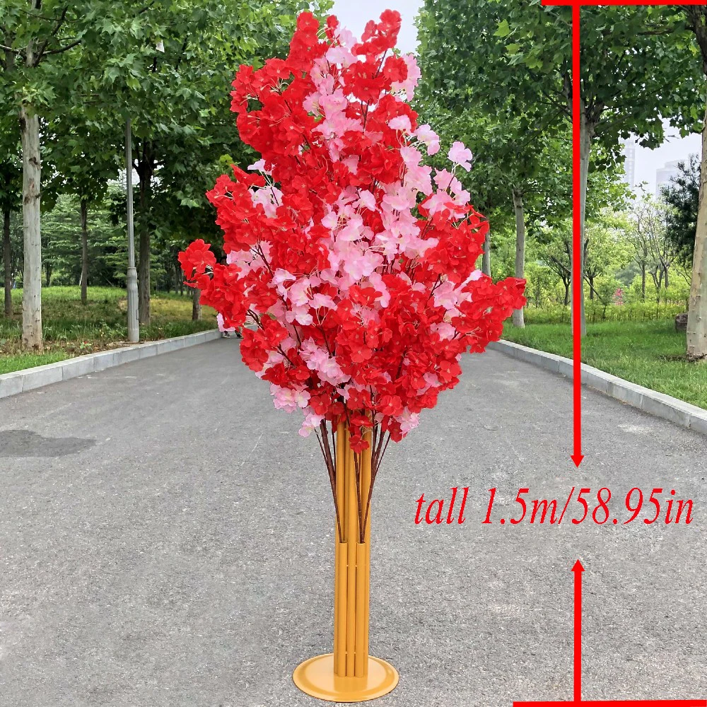 Flone свадебные арки искусственные цветы для украшения ветки вишни фон подставка