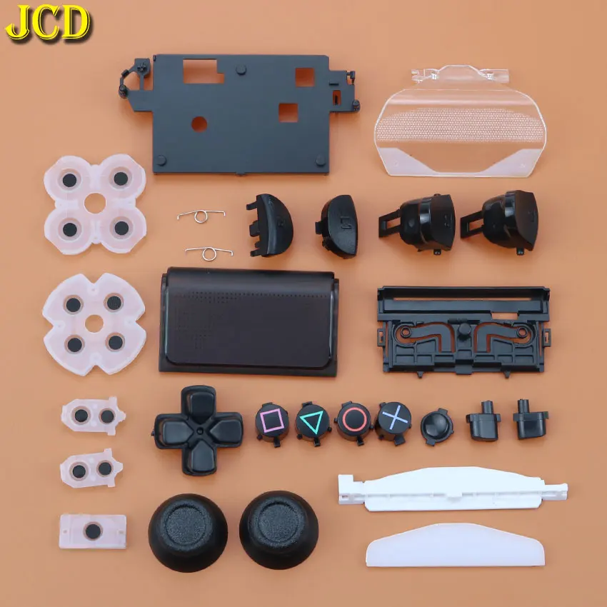 JCD пластиковый чехол с ручкой для PS4 Pro тонкий контроллер JDS-040 корпус крышка Передняя Задняя Оболочка Чехол - Цвет: Buttons Mod Kit