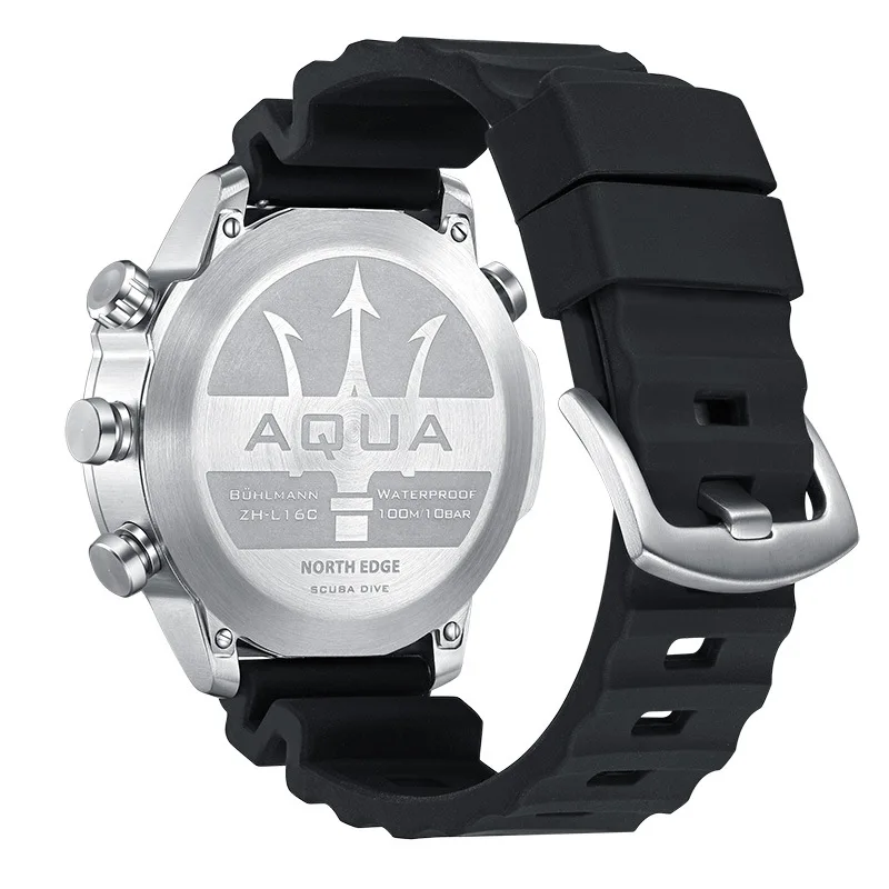 

NORTH EDGE Multifunctional Diving Watch Outdoor Sports Waterproof Smart Waterproof Watch Compass Air Pressure Watch