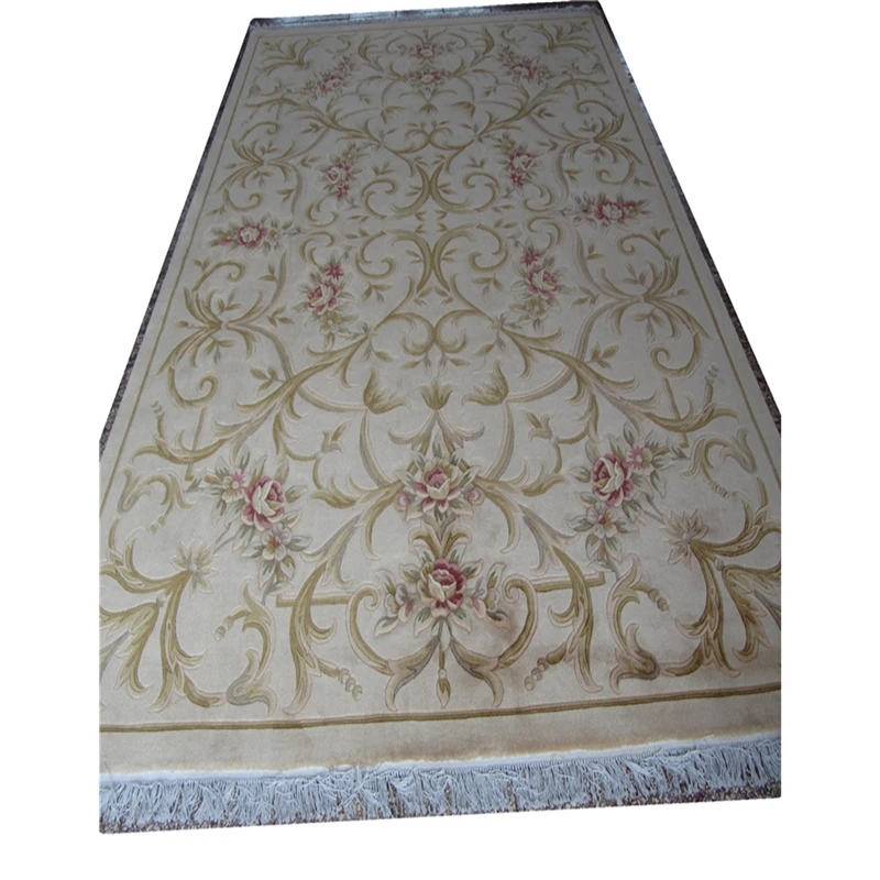 

WOOL CARPET FRENCH SAVONERY STYLE KNOTTED PILE AREAHMADE HOME DECOR LARGE THICK RUGSCHINESE AUBUSSON RUG