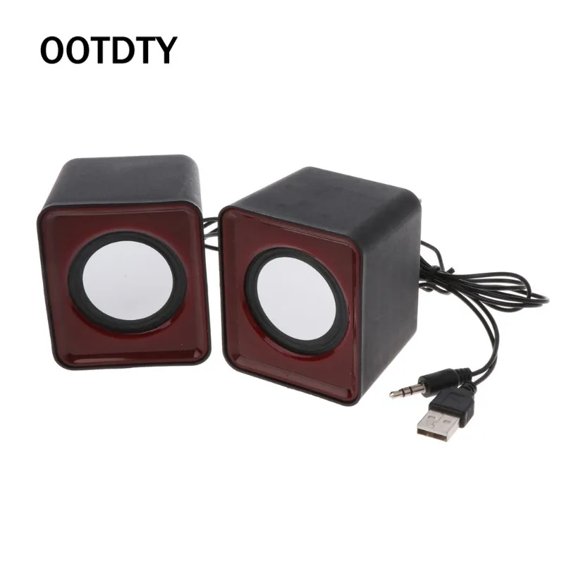 

Wired Mini Speakers USB 2.0 for Laptop PC MP3 Multimedia Speaker Random Color