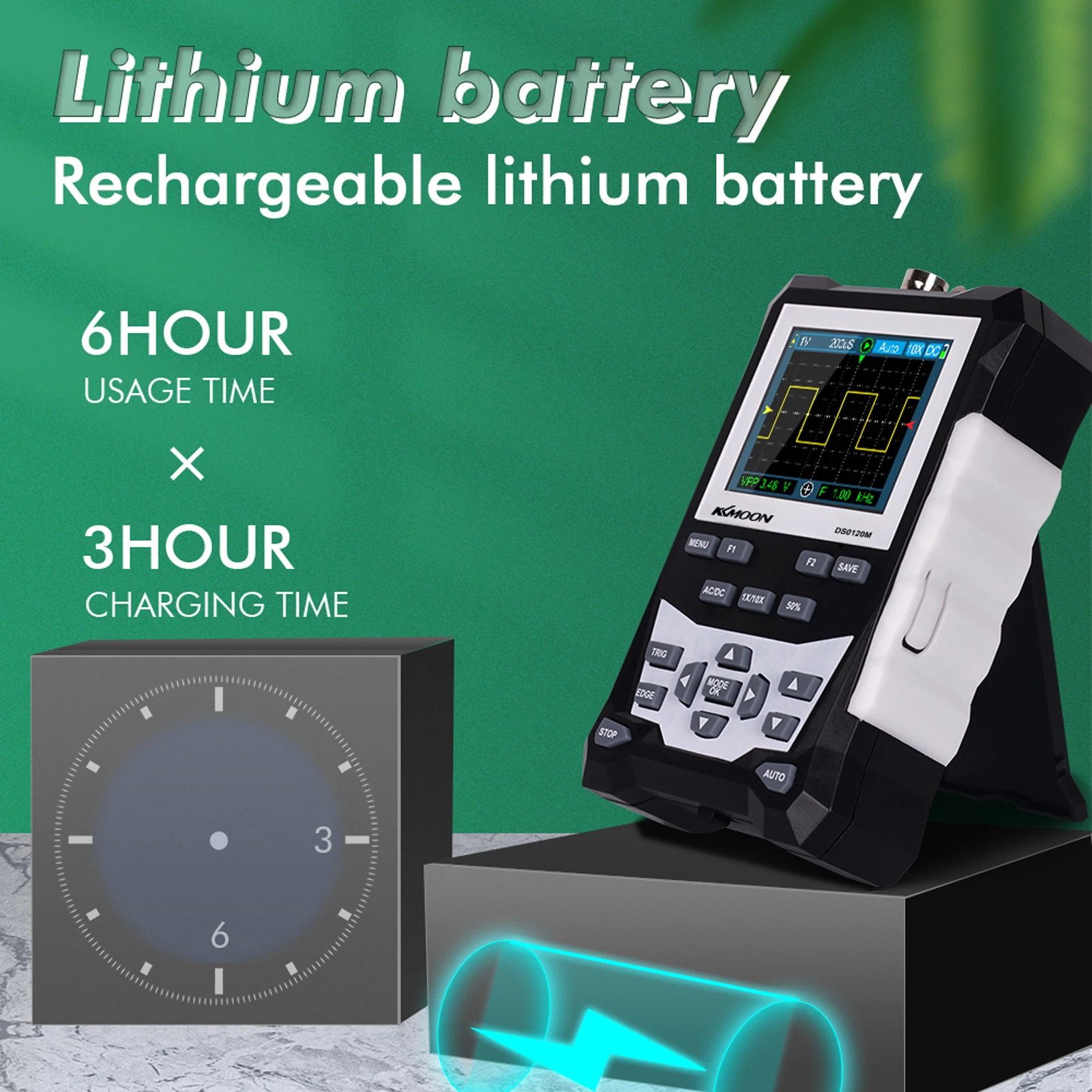 KKmoon DS0120M 320x240 Высокое разрешение 2 4 дюймов TFT Цвет Экран цифровой осциллограф 120