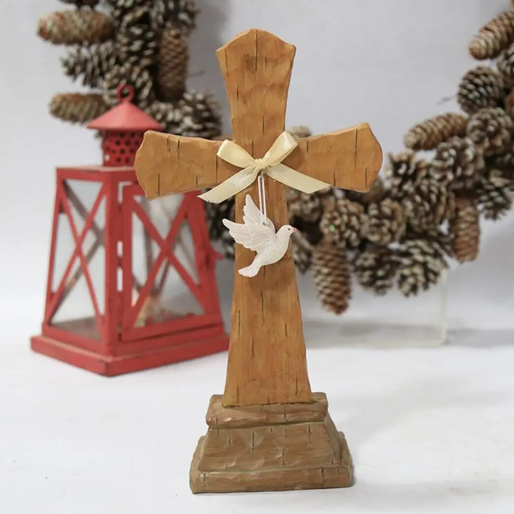 

Крестик с подставкой, крестики для стола для домашнего декора, рождественское христианское украшение для дома, долговечный полимерный мате...