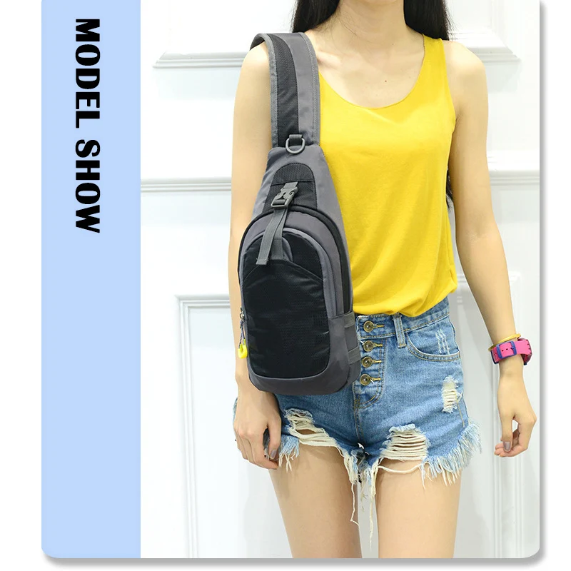 Женская нагрудная Сумка слинг через плечо водонепроницаемая Портативная сумка