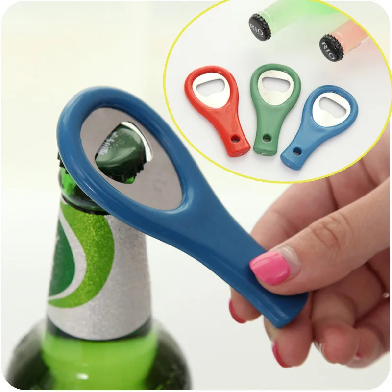 

1PCS Stainless Steel Beer Bottle Opener Creative Kitchen Accessories And Tool Portable Bar Supplies Gadgets Corkscrew