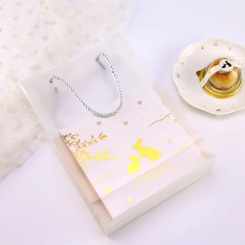 Полипропиленовый матовый прозрачный жесткий пакет для рук пластиковая