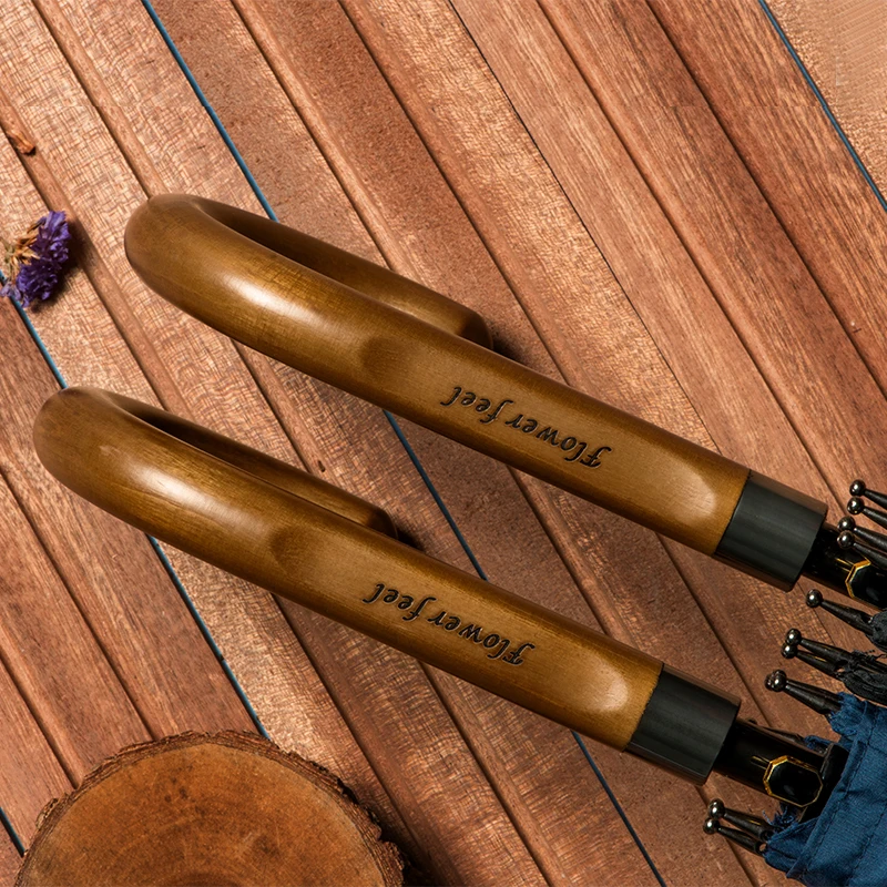 Зонт с длинной ручкой для мужчин и женщин большой двухслойный зонт солнечным