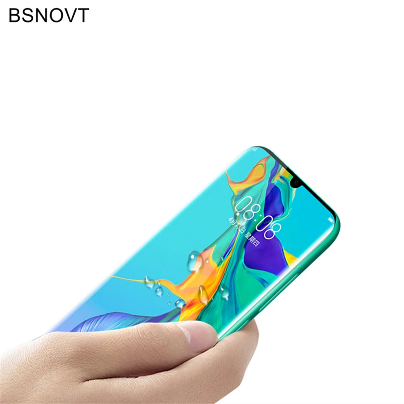1 Uds de vidrio para Huawei P30 Pro Protector de pantalla de borde curvo de vidrio templado para Huawei P30 Pro de vidrio huawei P30 Pro-1
