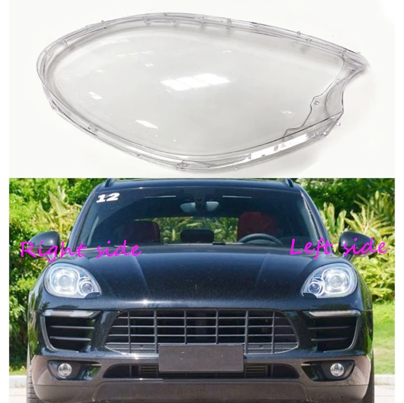 

Car Headlight Lens For Porsche Macan S Macan Turbo 2012 2013 2014 Headlamp Cover Car Replacement Front Auto Shell Cover