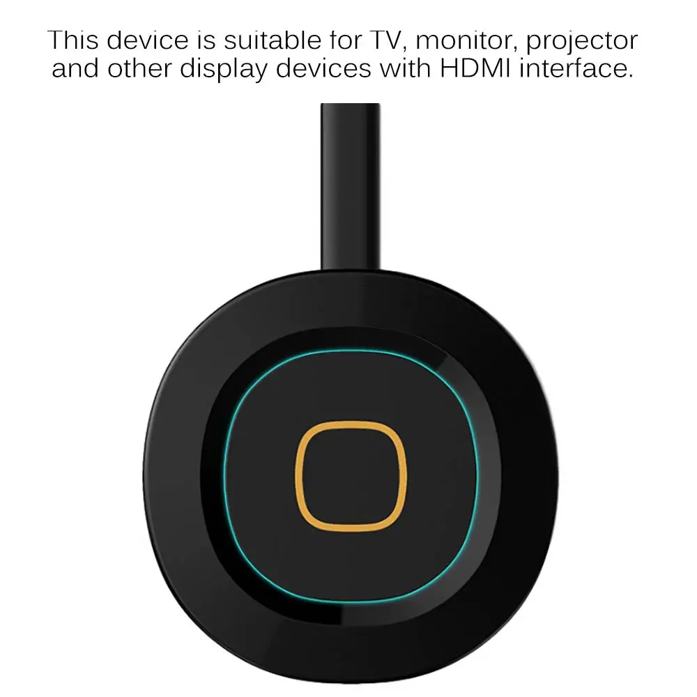 

4k Wireless Adapter 2.4G+5G Wi-Fi Display Dongle with Reset Key Indicators Wireless Display Adapter Screen Share Device