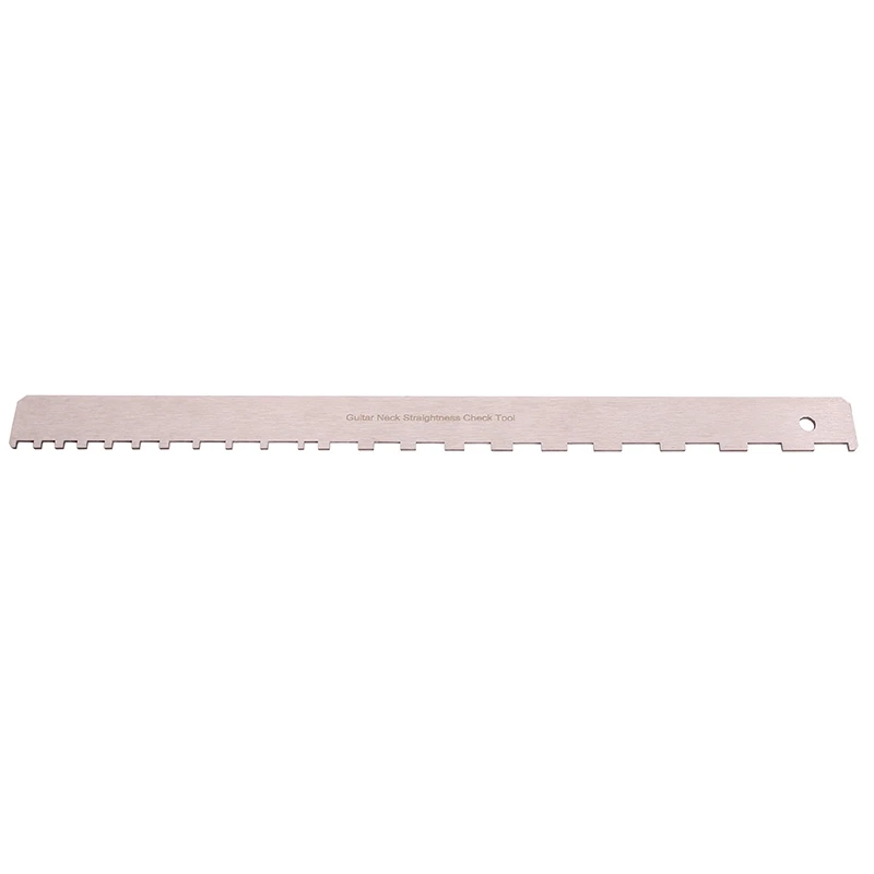 

2PCS Guitar Stainless Steel Neck Notched Straight Edge and Fret Rocker Luthiers Tool for Most Guitar