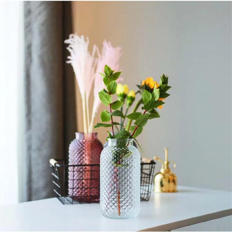 Креативные скандинавские стеклянные вазы для гидропоники бутылка растений