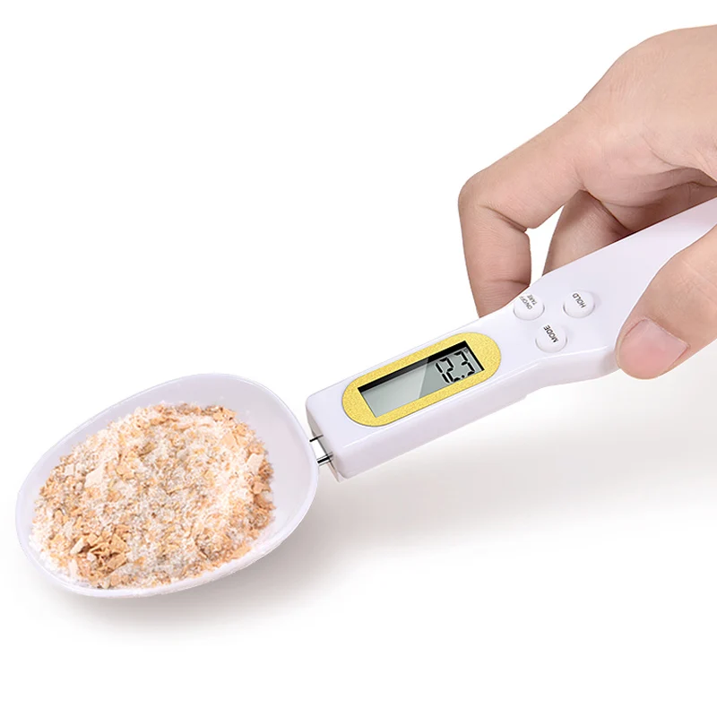 

500g/0.1g LCD Display Digital Kitchen Measuring Spoon Electronic Digital Spoon Scale Mini Kitchen Scales Baking Supplies