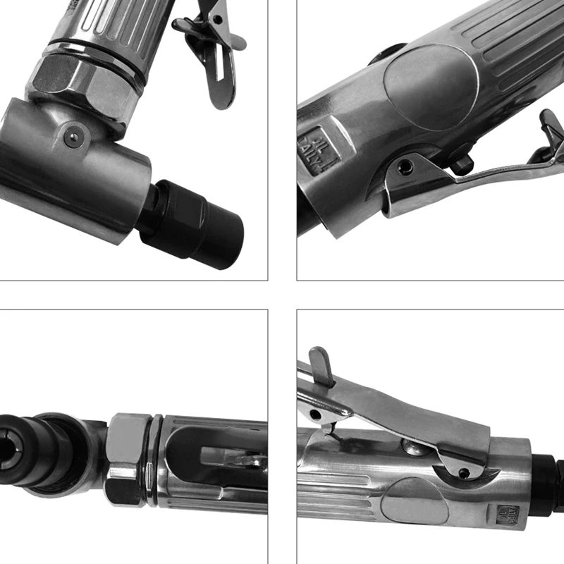 1/4 inch Air Angle Die Grinder 90 Degree Pneumatic Grinding Machine Cut Off Polisher Mill Engraving Tools Set With Spanner Wrenc |