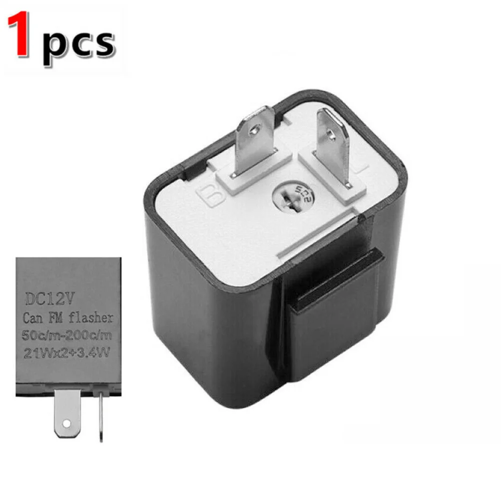 

2-Pin Relay Hyper LED Indicator Durable LED Flasher Relay 12V 42W 1pcs