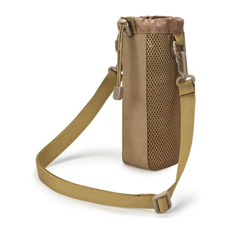 

Water Bottle Kettle Carrier Bag with Adjustable Shoulder Strap Suit for Outdoor Sports Camping Hiking