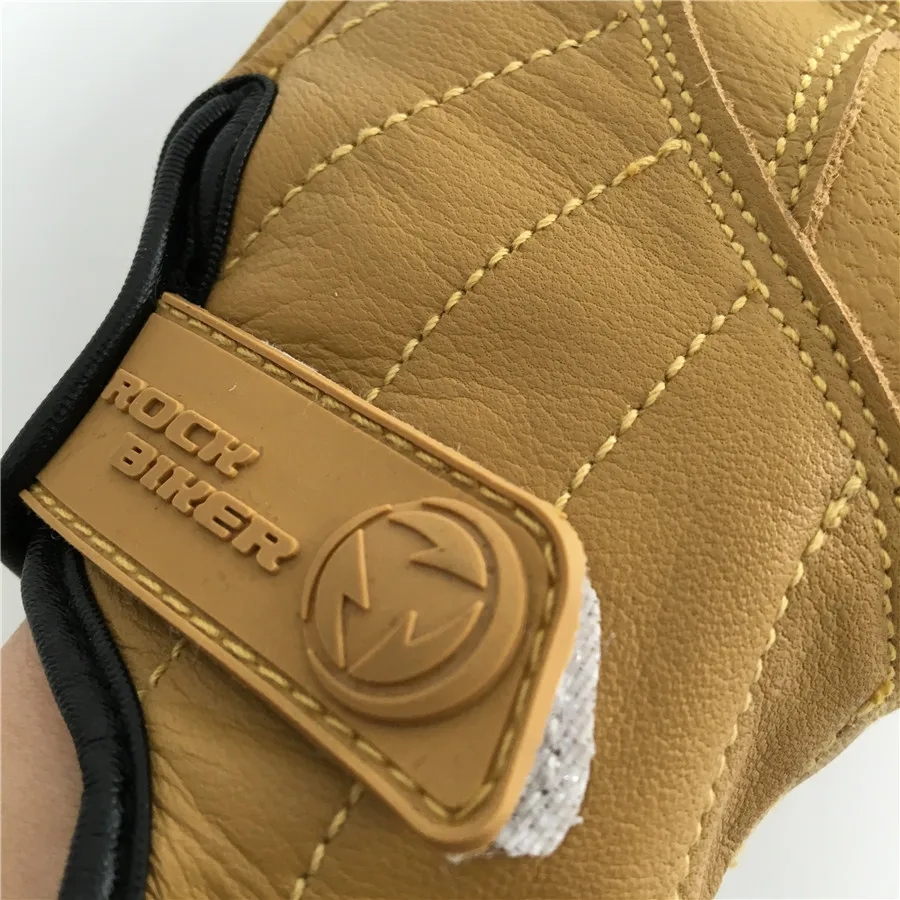 Винтажные Кожаные Мотоциклетные Перчатки мотоциклетные перчатки из натуральной