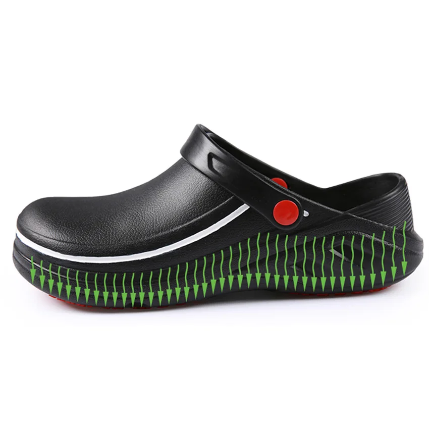 Эва Нескользящие маслостойкие шлепанцы для шеф повара кухонная обувь ресторана