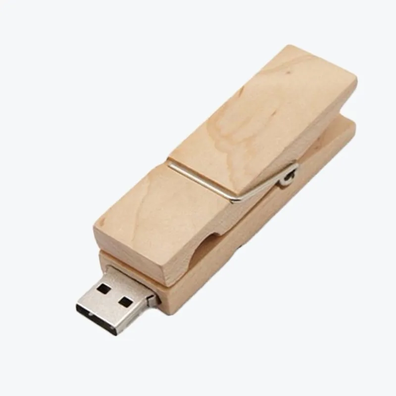 

Wood Pendrive Usb Stick 64gb Wooden Clip Usb Flash 128GB Drive PenDrive 32gb 4GB Pen Drive Memory Stick Flash U Disk Usb Stick