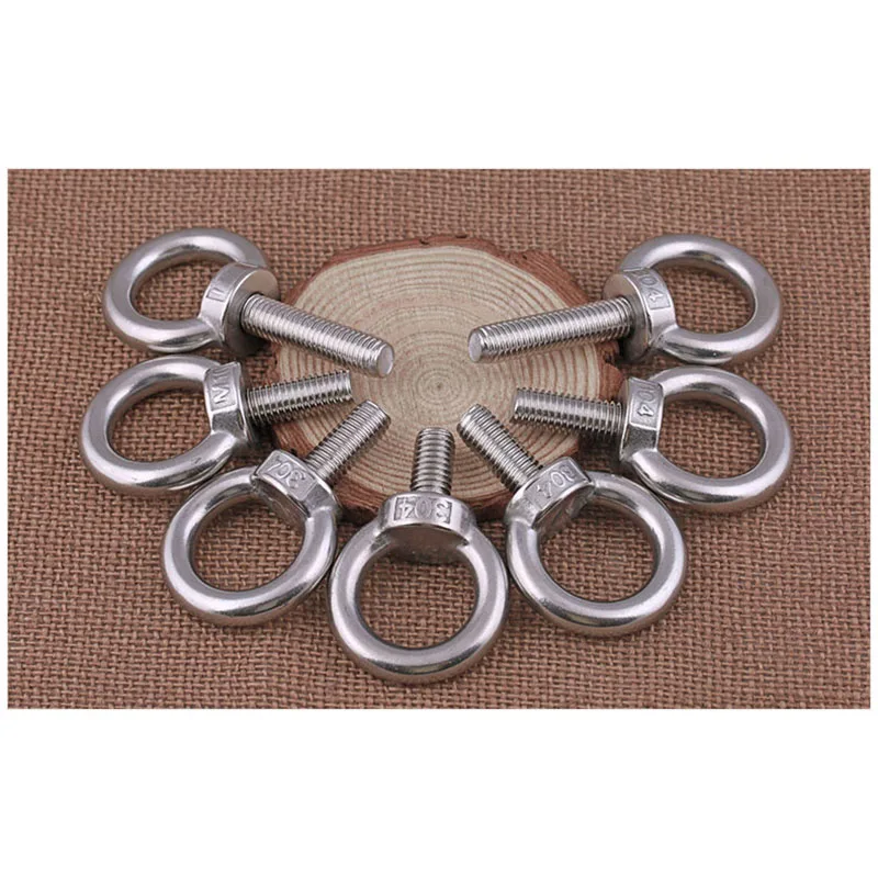 Болт с проушиной подъемное ушко винтовое кольцо глаз болт кольцом для ног винт