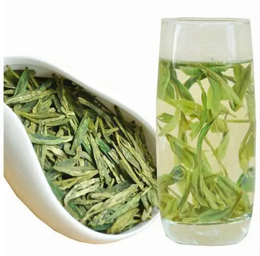 

Знаменитый чай хорошего качества Dragon Well, китайский зеленый чай, Западное озеро, дракон, забота о здоровье, красота для похудения
