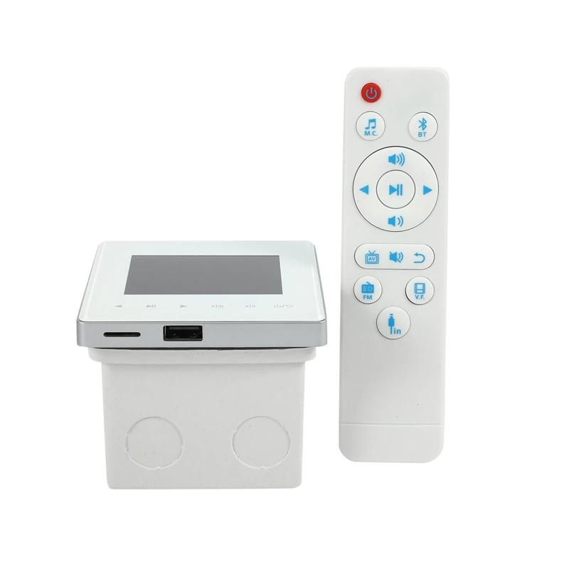 

Bluetooth Smart Control Music System Ceiling Speaker Modules Home Audio System Digital Stereo Amplifier in Wall for Hotel