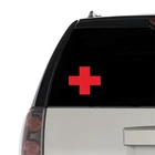 Красный медицинский крест, Виниловая наклейка, наклейка, декор для автомобильного окна, бампера, забавные наклейки для ноутбука Apple MacBook Pro  Air Decoration