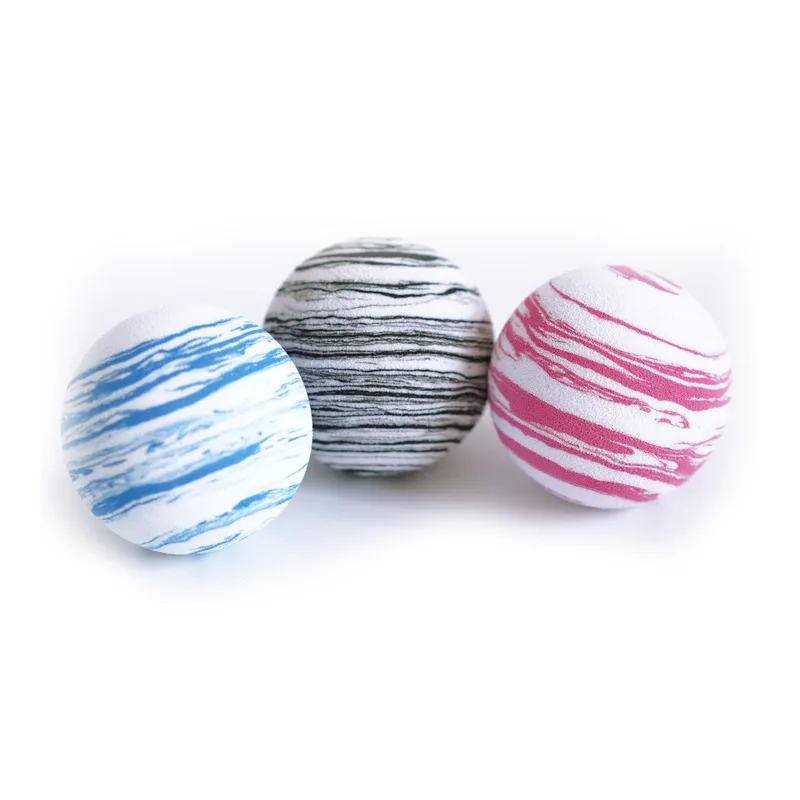 

Cat Toy Ball Creative Colorful Striped Ball Interactive Toys Cats Pet Ball Kitten Games Chew Play Rattle Scratch Supplies 3PCS