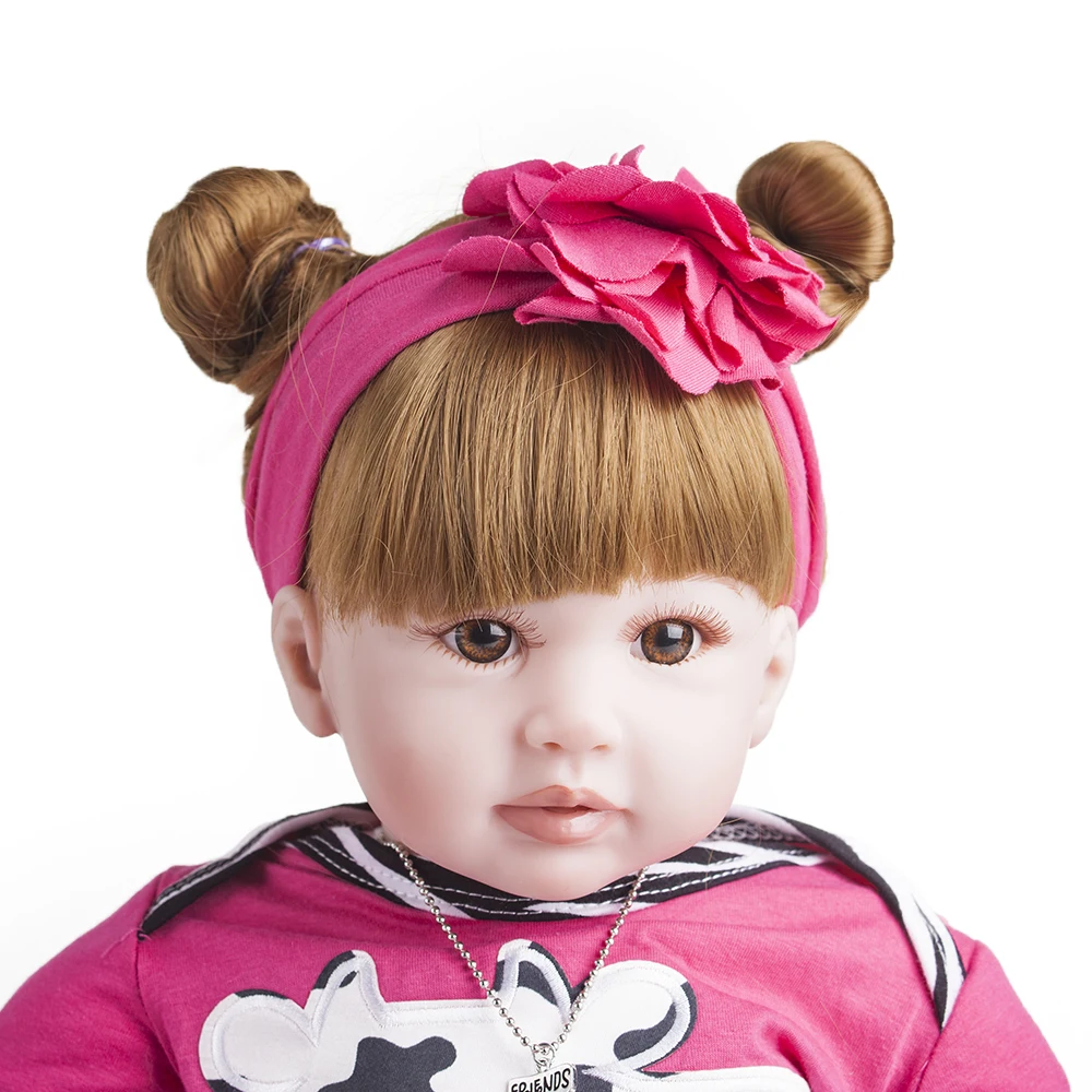 60 см новый силиконовый Возрожденный ребенок кукла игрушки принцесса Like Alive Bebe