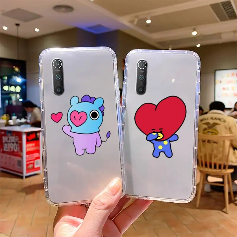 

Luxury Cartoons BT21 Phone Case For Samsung s7 s8 s9 s10 s20 s4 s5 s6 a71 a21 a20 plus lite edge Fundas Coque