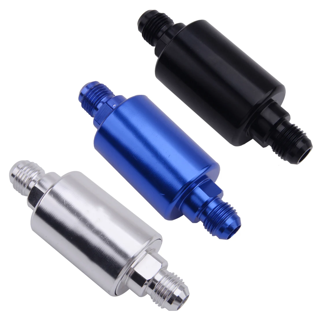 

32 мм 1 шт. AN6 6AN Универсальный заготовка встроенный топливный фильтр с высоким потоком 100 микрон Очищаемый